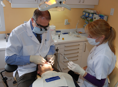 Bracket bonding session-Dr Chamberland orthodontist in Quebec City